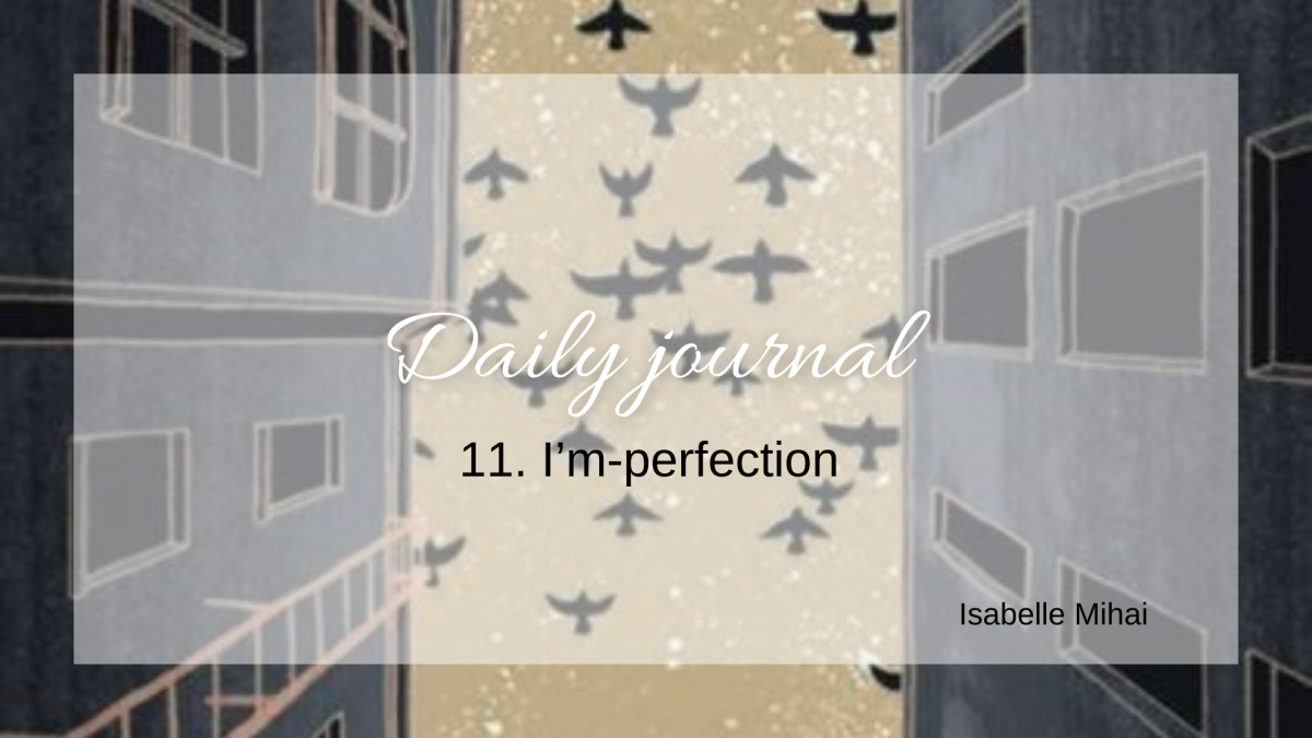Daily journal: 11.  I’m-Perfection